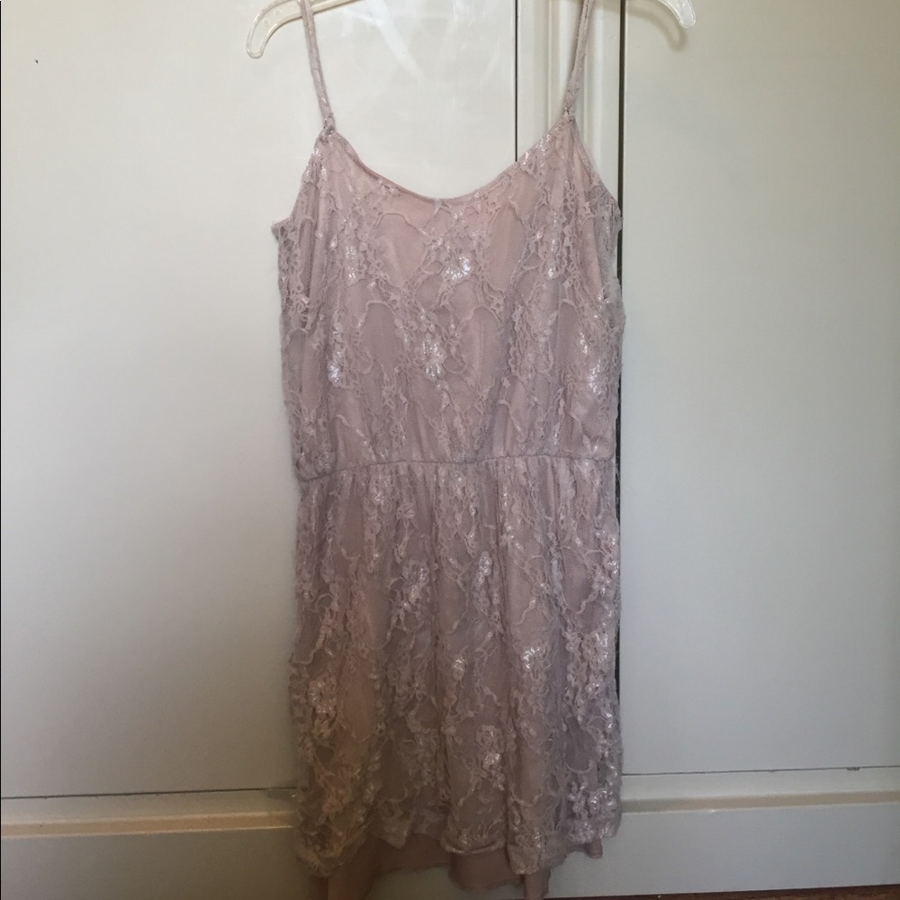 Velvet Torch Nude Lace Dress